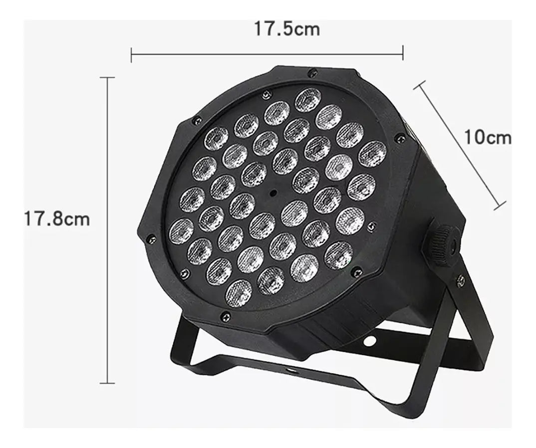Luz De Escenario Led 36 W Con Sonido Dmx Control Remoto no