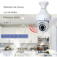 Camara De Seguridad Wifi Sensor De Humo Appv380 Vision Noctu