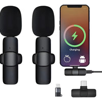 Micrófonos Inalámbricos Solapa 2 En 1 Para iPhone/tipo C