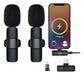 Micrófonos Inalámbricos Solapa 2 En 1 Para iPhone/tipo C