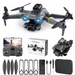 Dron M3 Max Rc Quadcopter, dual cámaras HD 4K, Wifi, Fpv, evitación de obstáculos, Control remoto con baterías y estuche de transporte.
