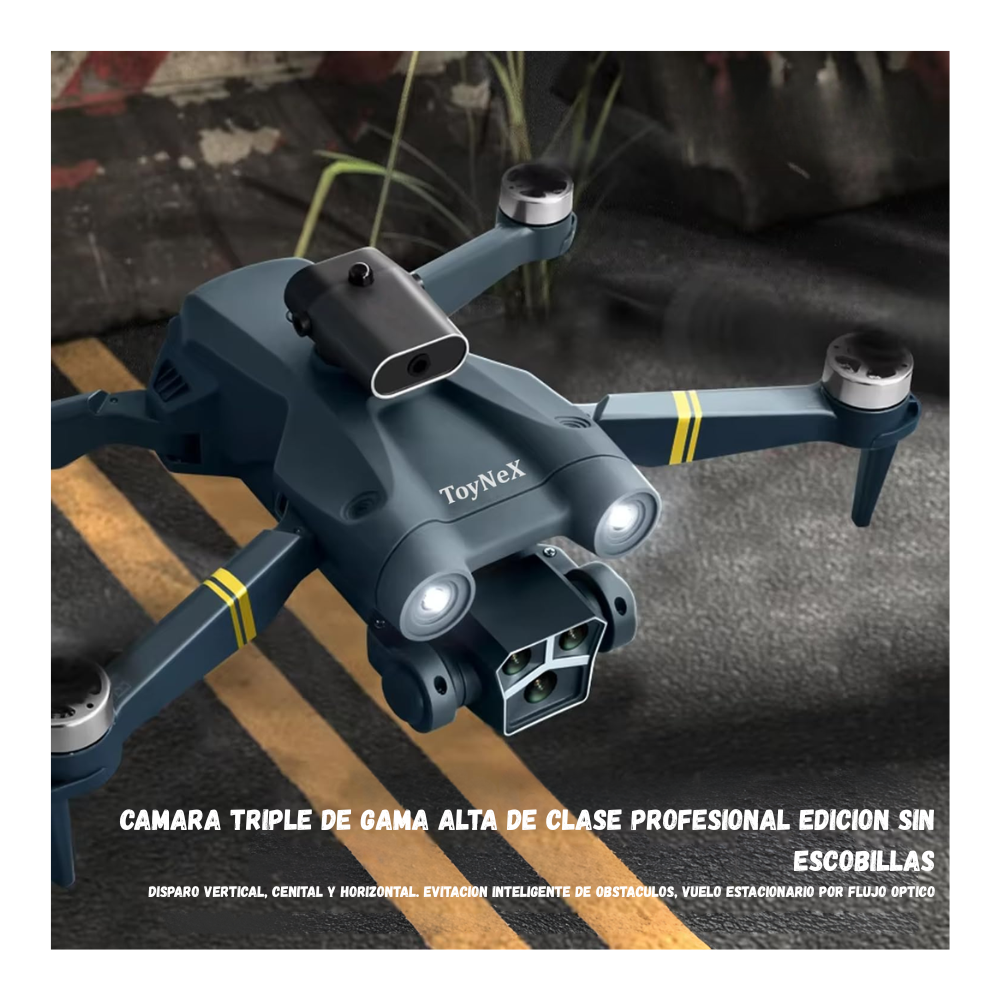 Drone Z3 Max Triple Camara Sensor Obstaculos Control Con Camara HD