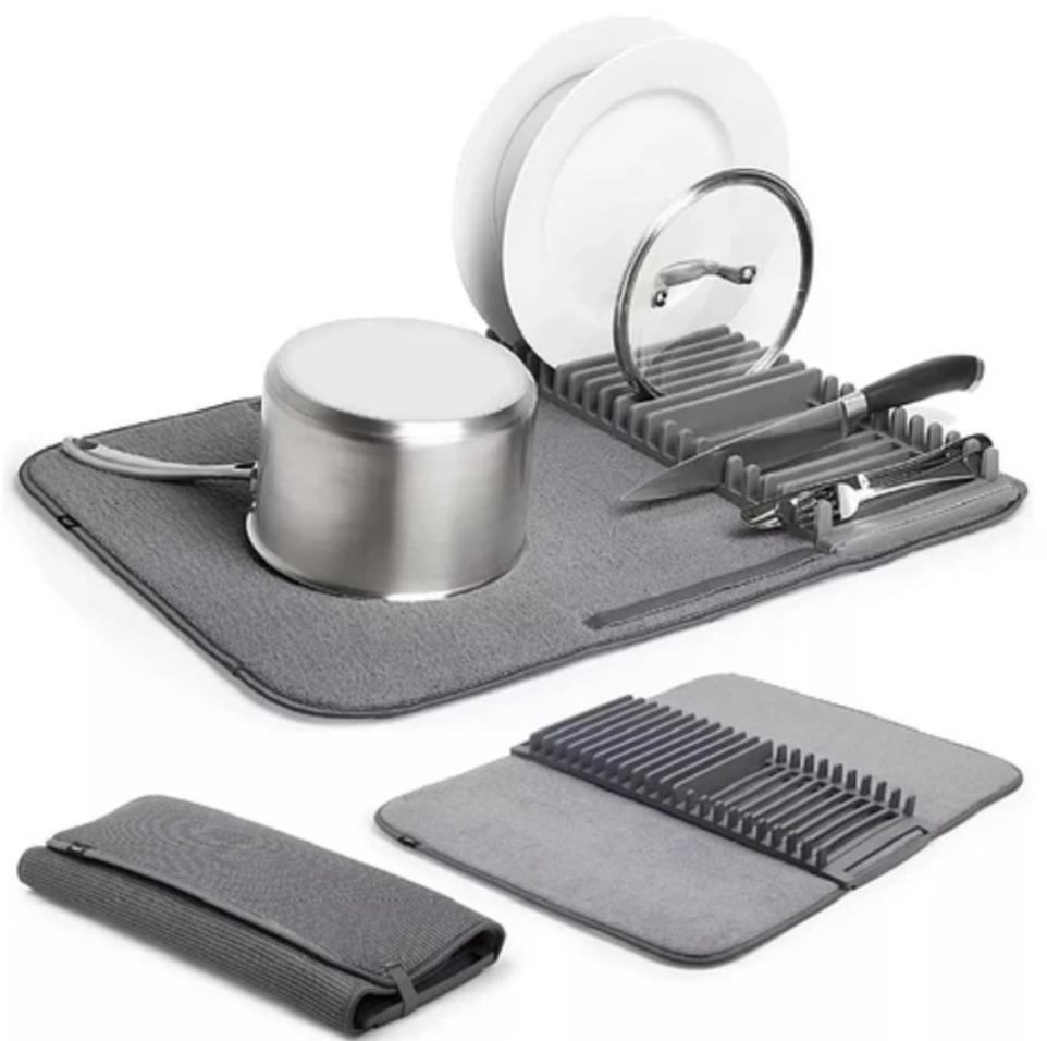 Tapete Escurridor De Loza Absorbente Organizador De Platos