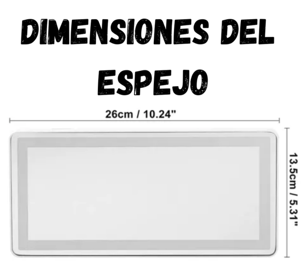 Espejo Luz Led Parasol Para Carro, Tocador Recargable Usb 05
