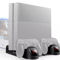 Base Refrigerante Multifuncional Ps4 Pro Slim Porta Juegos
