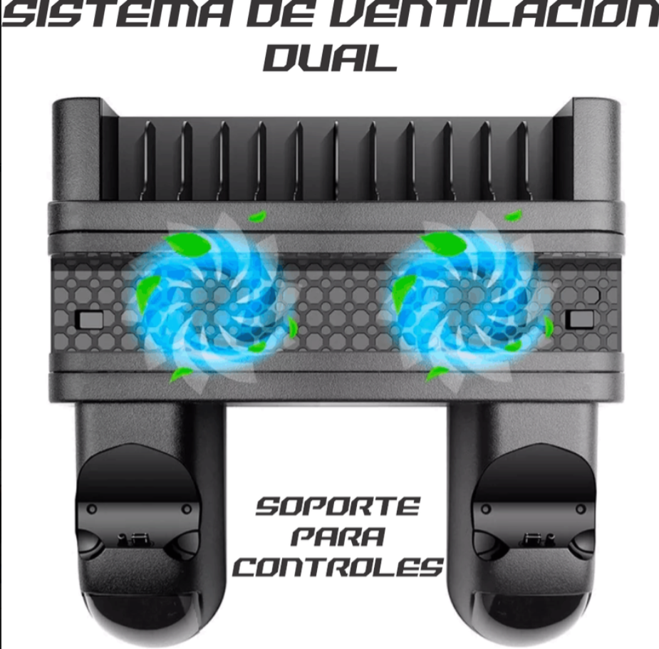 Base Refrigerante Multifuncional Ps4 Pro Slim Porta Juegos