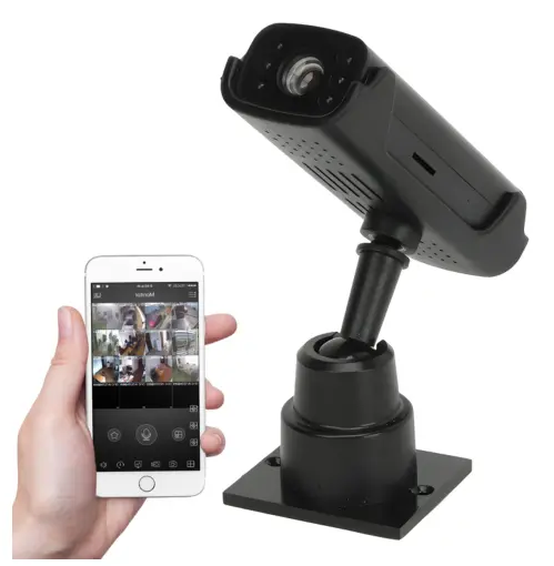 Camara Discreta W03 Vigilancia Interior Hd Vision Nocturna Negro