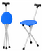 Bastón Con Silla Plegable 2 En 1 Ajustable Antideslizante