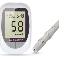 Kit De Glucometro Digital Con 50 Tiras y 50 Lancetas Portatil