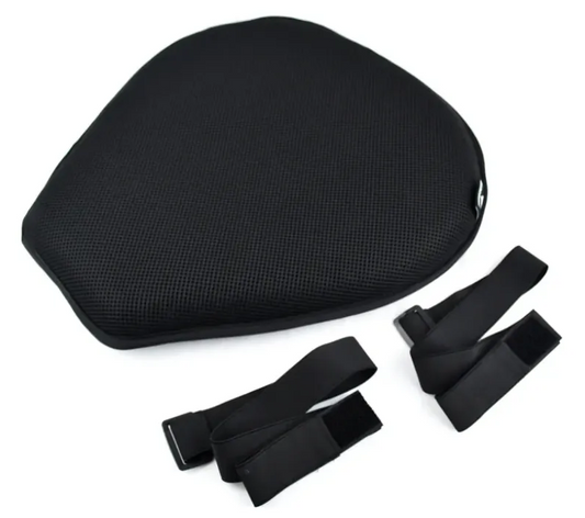 Cojin Tipo Canal De Silicona Con Protector Antideslizante Para Moto