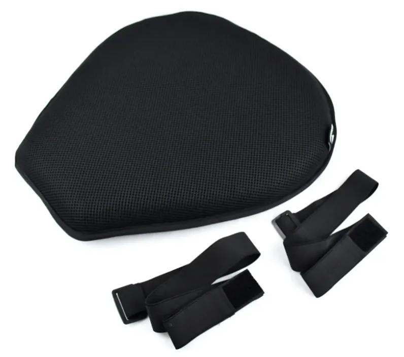 Cojin Tipo Canal De Silicona Con Protector Antideslizante Para Moto