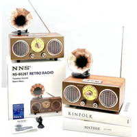 Radio Vintage Nns Ns-802bt Bluetooth Am Fm Sw Recargable