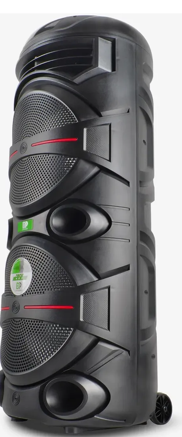 Parlante Bluetooth Dipaoer Dp-2137 Torre 2x12 Con Micrófonos