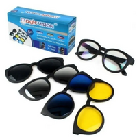Gafas Magicas De Visión De Sol 3 En 1 Lentes Intercambiables