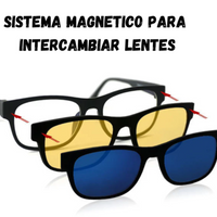 Gafas Magicas De Visión De Sol 3 En 1 Lentes Intercambiables