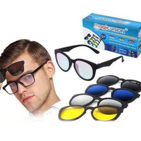 Gafas Magicas De Visión De Sol 3 En 1 Lentes Intercambiables