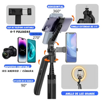 Trípode C12 IA Inteligente con Seguimiento Automático 360°