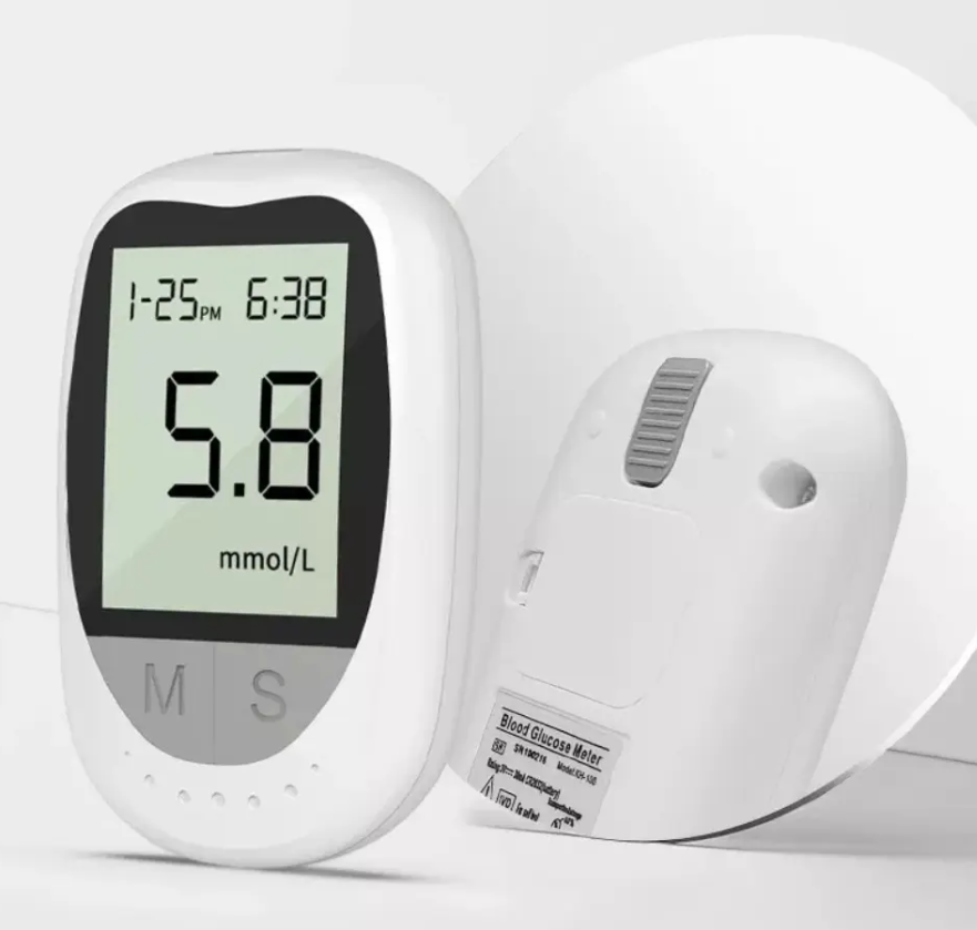 Glucómetro Monitoreo Azúcar Medidor Digital Glucosa Sangre
