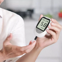 Glucómetro Monitoreo Azúcar Medidor Digital Glucosa Sangre