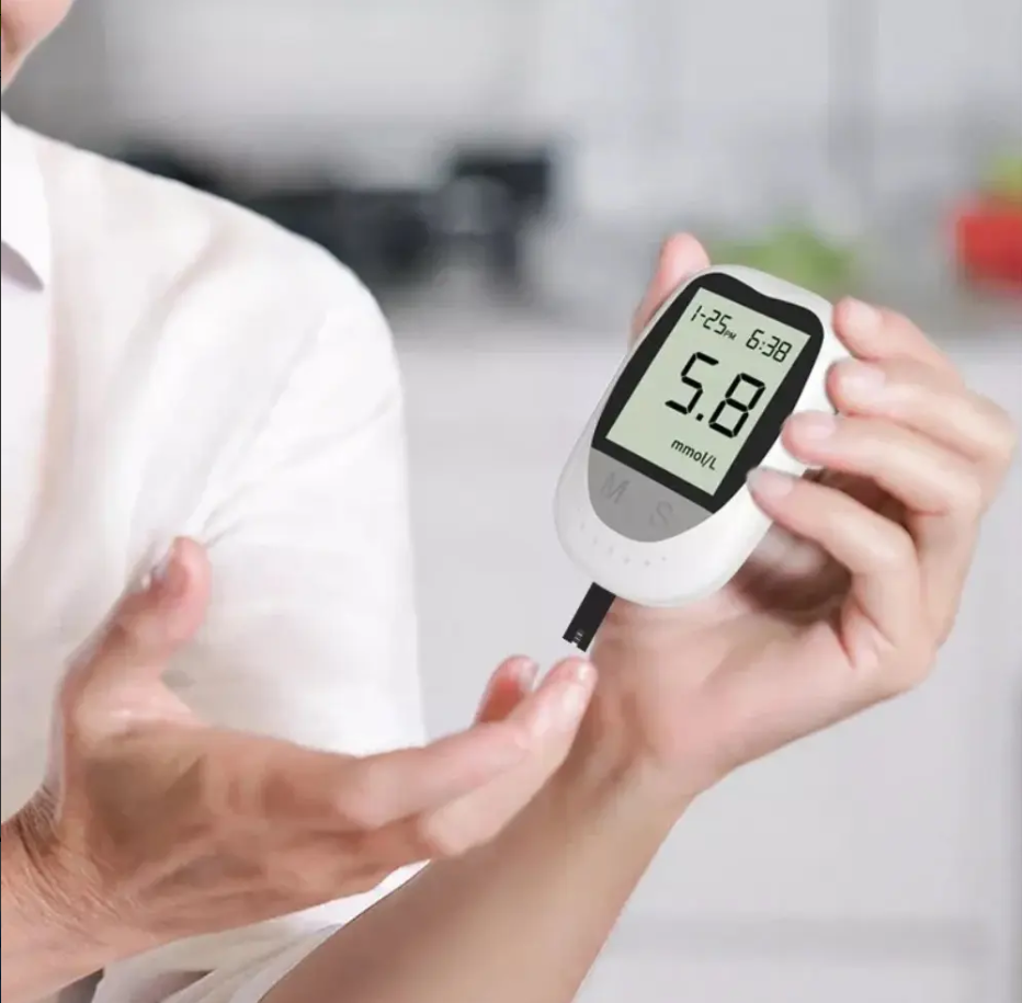 Glucómetro Monitoreo Azúcar Medidor Digital Glucosa Sangre