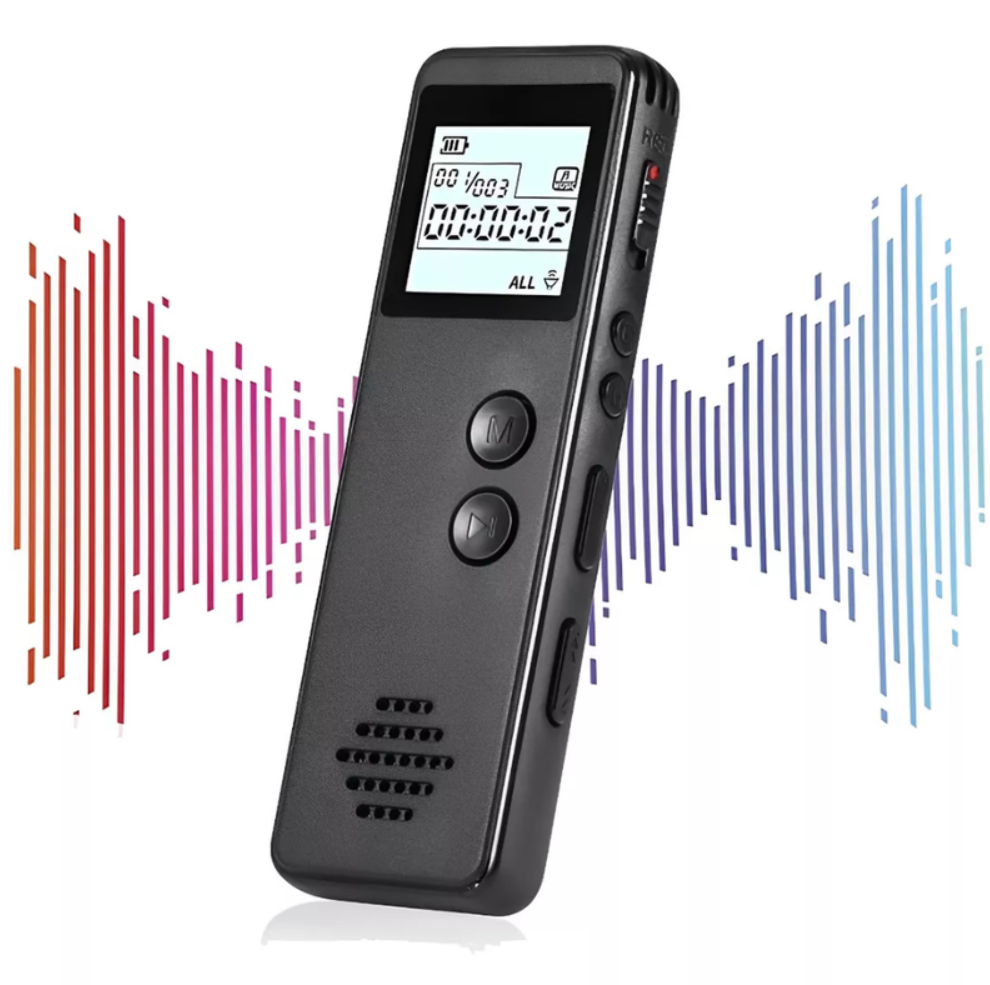 Grabadora De Voz Periodista Digital + Micro Sd 32gb Pantalla