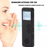 Grabadora De Voz Periodista Digital + Micro Sd 32gb Pantalla
