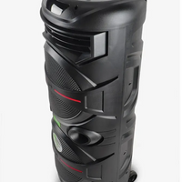 Parlante Bluetooth Dipaoer Dp-2137 Torre 2x12 Con Micrófonos