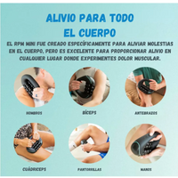 Masajeador Corporal Muscular Portatil Antiestres Rodillos