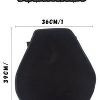 Cojin Tipo Canal De Silicona Con Protector Antideslizante Para Moto