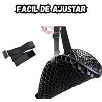 Cojin Tipo Canal De Silicona Con Protector Antideslizante Para Moto