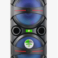 Parlante Bluetooth Dipaoer Dp-2137 Torre 2x12 Con Micrófonos