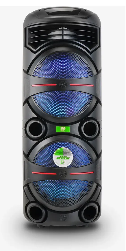 Parlante Bluetooth Dipaoer Dp-2137 Torre 2x12 Con Micrófonos