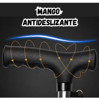 Bastón Con Silla Plegable 2 En 1 Ajustable Antideslizante