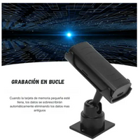Camara Discreta W03 Vigilancia Interior Hd Vision Nocturna Negro