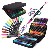 Kit 120 Plumones Profesionales Dual Brush Arte Y Diseño