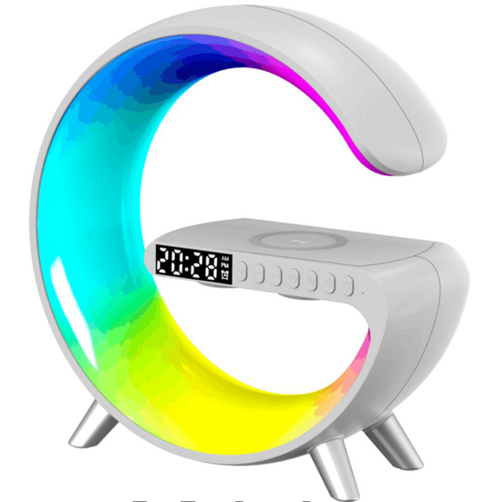 Lampara De Noche Inteligente Luz Led Rgb Bluetooth Carga Qi