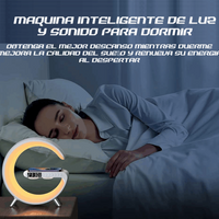Lampara De Noche Inteligente Luz Led Rgb Bluetooth Carga Qi