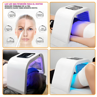 Lámpara LED Fototerapia Facial 7 Colores Tratamiento Gafas