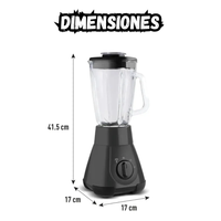 Licuadora De Vidrio Powermix 2 Velocidades + Pulso 2Lts Blanca