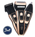 Afeitadora Recargable 3 En 1 Barba, Nariz, Peluquera Gm-595