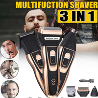 Afeitadora Recargable 3 En 1 Barba, Nariz, Peluquera Gm-595