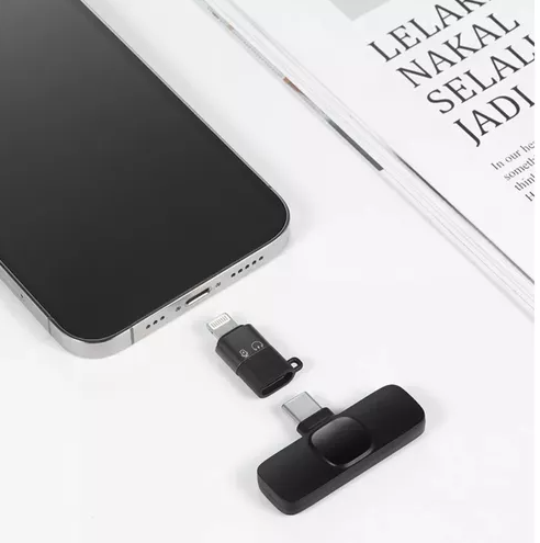 Micrófonos Inalámbricos Solapa 2 En 1 Para iPhone/tipo C