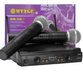Kit Microfonos Inalambricos Wvngr Sm-58 Receptor Uhf Karaoke