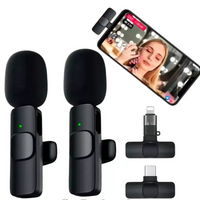 Micrófonos Inalámbricos Solapa 2 En 1 Para iPhone/tipo C
