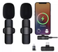 Micrófonos Inalámbricos Solapa 2 En 1 Para iPhone/tipo C