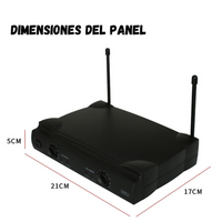 Kit Microfonos Inalambricos Wvngr Sm-58 Receptor Uhf Karaoke