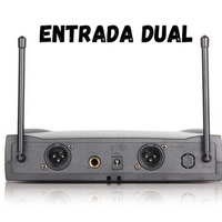 Kit Microfonos Inalambricos Wvngr Sm-58 Receptor Uhf Karaoke