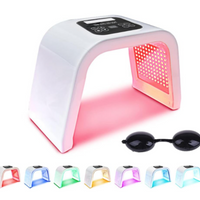 Lámpara LED Fototerapia Facial 7 Colores Tratamiento Gafas