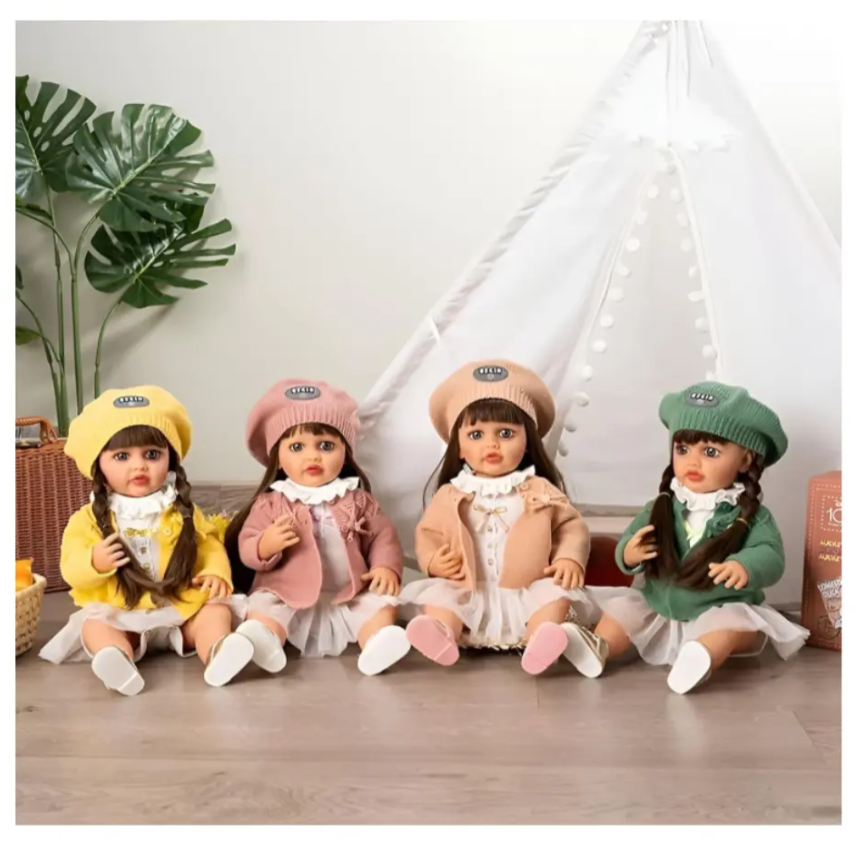 Muñeca Reborn Realista Infantil Inteligente Habla y Responde