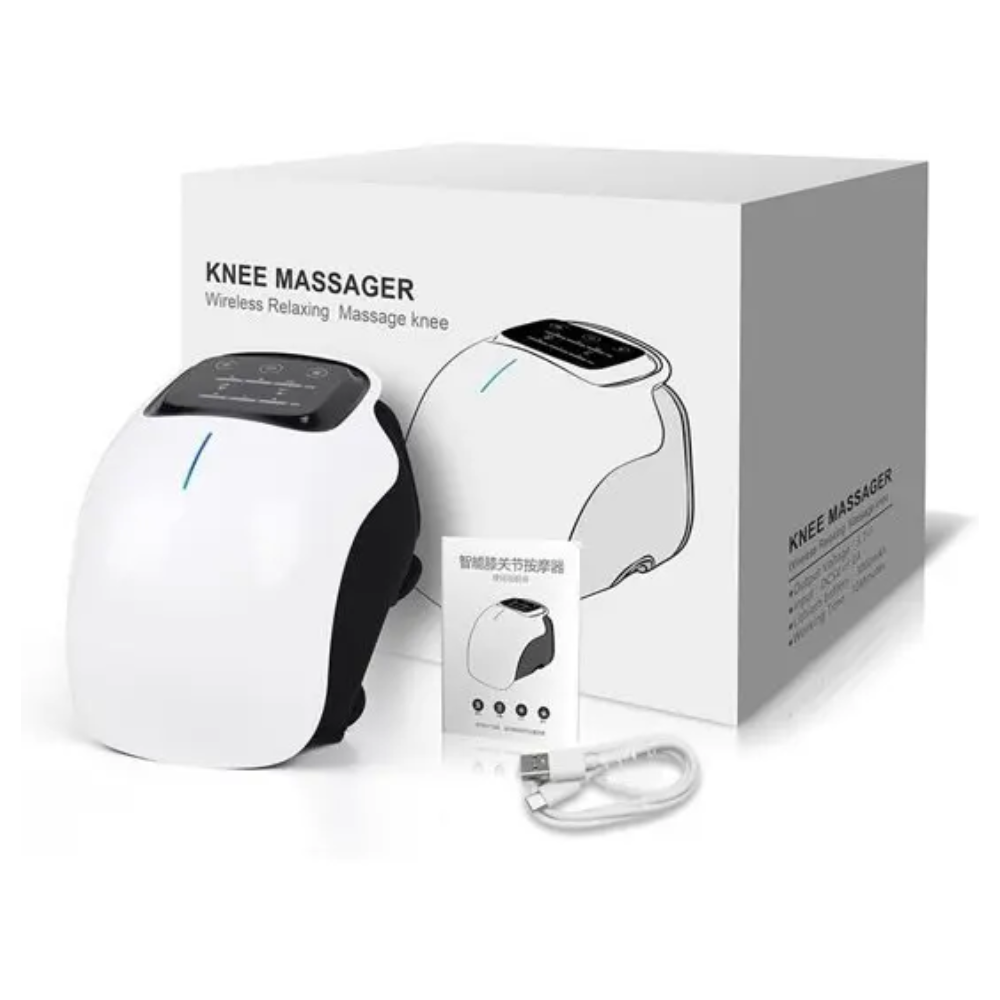 Masajeador De Rodillas Inalambrico Electrico Calor Vibracion Pantalla Led